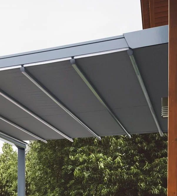 KADECO Pergola Modell 690 Wandbefestigung