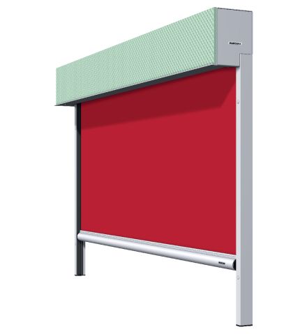Fenster System Markise Schienengeführt