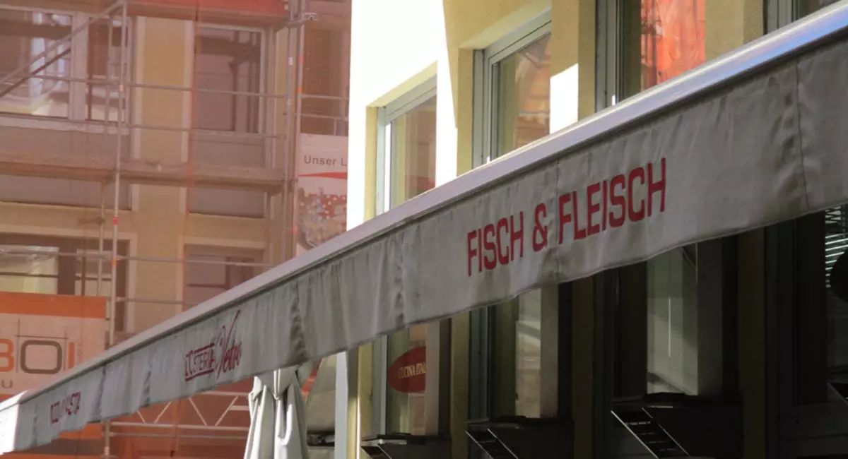 Neue Markisen in Düsseldorf bei L'Osteria Vetro